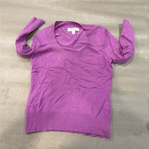Isaac Mizrahi Purple Women's Top. Size S